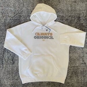 Women’s Adidas Hoodie, White, Size Large